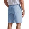 image:imageCOOFANDY Mens Casual Shorts 9 Flat Front Elastic Waist Linen Dress Shorts Lightweight Summer Outfits with PocketsSky Blue