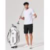 image:imageCOOFANDY Mens Casual Shorts 9 Lightweight Cargo Shorts for Golf Hiking Work Fishing with 5 PocketsBlack