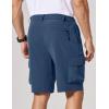 image:imageCOOFANDY Mens Casual Shorts 9 Lightweight Cargo Shorts for Golf Hiking Work Fishing with 5 PocketsBlue