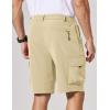 image:imageCOOFANDY Mens Casual Shorts 9 Lightweight Cargo Shorts for Golf Hiking Work Fishing with 5 PocketsButter Yellow