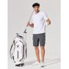 image:imageCOOFANDY Mens Casual Shorts 9 Lightweight Cargo Shorts for Golf Hiking Work Fishing with 5 PocketsDark Gray