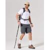 image:imageCOOFANDY Mens Casual Shorts 9 Lightweight Cargo Shorts for Golf Hiking Work Fishing with 5 PocketsDark Gray