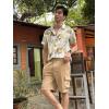 image:imageCOOFANDY Mens Casual Shorts 9 Lightweight Cargo Shorts for Golf Hiking Work Fishing with 5 PocketsKhaki