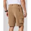 image:imageCOOFANDY Mens Casual Shorts 9 Lightweight Cargo Shorts for Golf Hiking Work Fishing with 5 PocketsKhaki