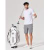 image:imageCOOFANDY Mens Casual Shorts 9 Lightweight Cargo Shorts for Golf Hiking Work Fishing with 5 PocketsLight Gray