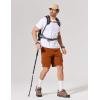 image:imageCOOFANDY Mens Casual Shorts 9 Lightweight Cargo Shorts for Golf Hiking Work Fishing with 5 PocketsOrange