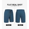 image:imageCOOFANDY Mens Casual Shorts Cotton Drawstring 9 inch Chino Shorts Stretch Elastic Waist Summer Beach Golf ShortsBlue