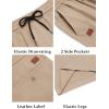 image:imageCOOFANDY Mens Casual Shorts Cotton Drawstring Elastic Waist Lightweight Summer Beach Shorts with PocketsBeige
