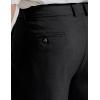 image:imageCOOFANDY Mens Casual Shorts Pleated Front 9 Linen Textured Dress ShortsBlack