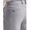 image:imageCOOFANDY Mens Casual Shorts Pleated Front 9 Linen Textured Dress ShortsLight Grey