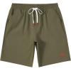 image:imageCOOFANDY Mens Cotton Chino Shorts 9 Inch Casual Shorts Elastic Waist Drawstring Summer Beach Shorts with PocketsOlive Green