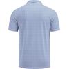 image:imageCOOFANDY Mens Golf Polo Shirts Short Sleeve Quick Dry Performance Moisture Wicking Golf Shirts Casual Print Collared ShirtLight Blue Square