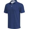 image:imageCOOFANDY Mens Golf Polo Shirts Short Sleeve Quick Dry Performance Moisture Wicking Golf Shirts Casual Print Collared ShirtNavy Blue Cross