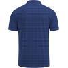image:imageCOOFANDY Mens Golf Polo Shirts Short Sleeve Quick Dry Performance Moisture Wicking Golf Shirts Casual Print Collared ShirtNavy Blue Cross