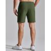 image:imageCOOFANDY Mens Golf Shorts 7 Inseam Lightweight Quick Dry Shorts Elastic Waistband with 3 Pockets UPF50Army Green