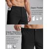 image:imageCOOFANDY Mens Golf Shorts 7 Inseam Lightweight Quick Dry Shorts Elastic Waistband with 3 Pockets UPF50Black