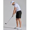 image:imageCOOFANDY Mens Golf Shorts 7 Inseam Lightweight Quick Dry Shorts Elastic Waistband with 3 Pockets UPF50Black