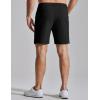 image:imageCOOFANDY Mens Golf Shorts 7 Inseam Lightweight Quick Dry Shorts Elastic Waistband with 3 Pockets UPF50Black