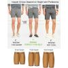 image:imageCOOFANDY Mens Golf Shorts 7 Inseam Lightweight Quick Dry Shorts Elastic Waistband with 3 Pockets UPF50Dark Grey