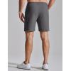 image:imageCOOFANDY Mens Golf Shorts 7 Inseam Lightweight Quick Dry Shorts Elastic Waistband with 3 Pockets UPF50Dark Grey