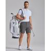 image:imageCOOFANDY Mens Golf Shorts 7 Inseam Lightweight Quick Dry Shorts Elastic Waistband with 3 Pockets UPF50Dark Grey