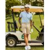 image:imageCOOFANDY Mens Golf Shorts 7 Inseam Lightweight Quick Dry Shorts Elastic Waistband with 3 Pockets UPF50Khaki