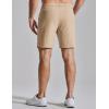 image:imageCOOFANDY Mens Golf Shorts 7 Inseam Lightweight Quick Dry Shorts Elastic Waistband with 3 Pockets UPF50Khaki