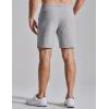 image:imageCOOFANDY Mens Golf Shorts 7 Inseam Lightweight Quick Dry Shorts Elastic Waistband with 3 Pockets UPF50Light Grey
