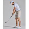 image:imageCOOFANDY Mens Golf Shorts 7 Inseam Lightweight Quick Dry Shorts Elastic Waistband with 3 Pockets UPF50Light Khaki