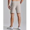 image:imageCOOFANDY Mens Golf Shorts 7 Inseam Lightweight Quick Dry Shorts Elastic Waistband with 3 Pockets UPF50Light Khaki