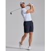 image:imageCOOFANDY Mens Golf Shorts 7 Inseam Lightweight Quick Dry Shorts Elastic Waistband with 3 Pockets UPF50Navy Blue