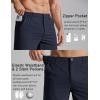 image:imageCOOFANDY Mens Golf Shorts 7 Inseam Lightweight Quick Dry Shorts Elastic Waistband with 3 Pockets UPF50Navy Blue