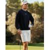 image:imageCOOFANDY Mens Golf Shorts 7 Inseam Lightweight Quick Dry Shorts Elastic Waistband with 3 Pockets UPF50White