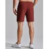 image:imageCOOFANDY Mens Golf Shorts 7 Inseam Lightweight Quick Dry Shorts Elastic Waistband with 3 Pockets UPF50Wine Red