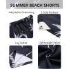 image:imageCOOFANDY Mens Hawaiian Beach Shorts Elastic Waist Drawstring Lightweight Summer Casual Shorts with PocketNavycoconut Tree