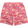 image:imageCOOFANDY Mens Hawaiian Beach Shorts Elastic Waist Drawstring Lightweight Summer Casual Shorts with PocketPastel Turtles