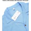 image:imageCOOFANDY Mens Hawaiian Shirt Short Sleeve Buttoon Down Shirts Casual Tropical Floral Summer Linen ShirtsDark Blue