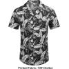 image:imageCOOFANDY Mens Hawaiian Shirt Short Sleeve Buttoon Down Shirts Casual Tropical Floral Summer Linen ShirtsPalm Leafblack