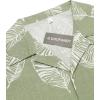 image:imageCOOFANDY Mens Hawaiian Shirt Short Sleeve Buttoon Down Shirts Casual Tropical Floral Summer Linen ShirtsPalm Leafgreen