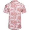 image:imageCOOFANDY Mens Hawaiian Shirt Short Sleeve Buttoon Down Shirts Casual Tropical Floral Summer Linen ShirtsPalm Leafpink