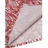 image:imageCOOFANDY Mens Hawaiian Shirt Short Sleeve Buttoon Down Shirts Casual Tropical Floral Summer Linen ShirtsPalm Leafred