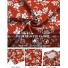 image:imageCOOFANDY Mens Hawaiian Shirt Short Sleeve Floral Button Down Shirts Tropical Holiday Beach ShirtsRed  Flower