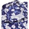 image:imageCOOFANDY Mens Hawaiian Shirts Short Sleeve Casual Button Down Tropical Beach ShirtB  Navy Blue  White Floral