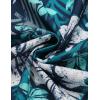 image:imageCOOFANDY Mens Hawaiian Shirts Short Sleeve Casual Button Down Tropical Beach ShirtGreen  White Floral