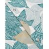image:imageCOOFANDY Mens Hawaiian Shirts Short Sleeve Casual Button Down Tropical Beach ShirtGreen  Yellow Leaf