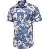 image:imageCOOFANDY Mens Hawaiian Shirts Short Sleeve Casual Button Down Tropical Beach ShirtPurple  White Floral