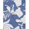 image:imageCOOFANDY Mens Hawaiian Shirts Short Sleeve Casual Button Down Tropical Beach ShirtPurple  White Floral