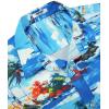 image:imageCOOFANDY Mens Hawaiian Shirts Short Sleeve Casual Button Down Tropical Beach ShirtSea Blue