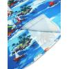image:imageCOOFANDY Mens Hawaiian Shirts Short Sleeve Casual Button Down Tropical Beach ShirtSea Blue