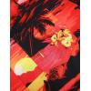 image:imageCOOFANDY Mens Hawaiian Shirts Short Sleeve Casual Button Down Tropical Beach ShirtSunset Red